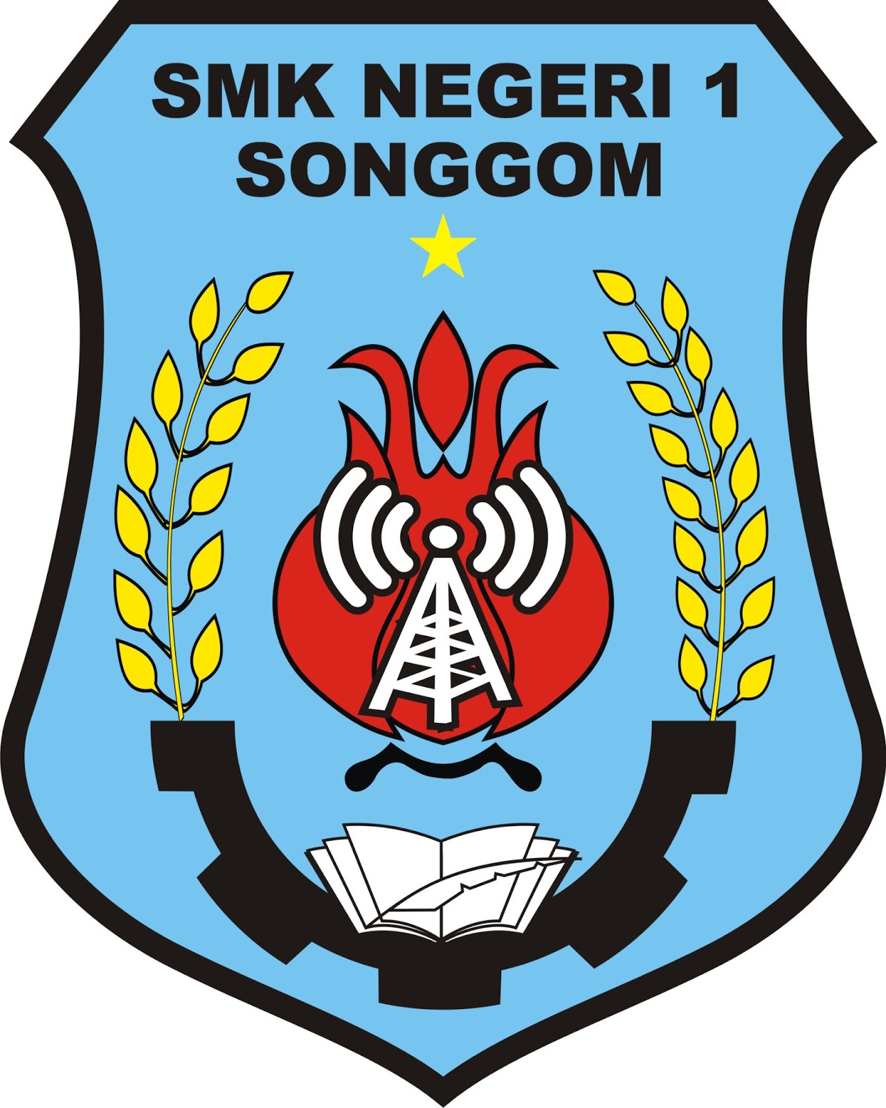 Logo SMK N 1 Songgom